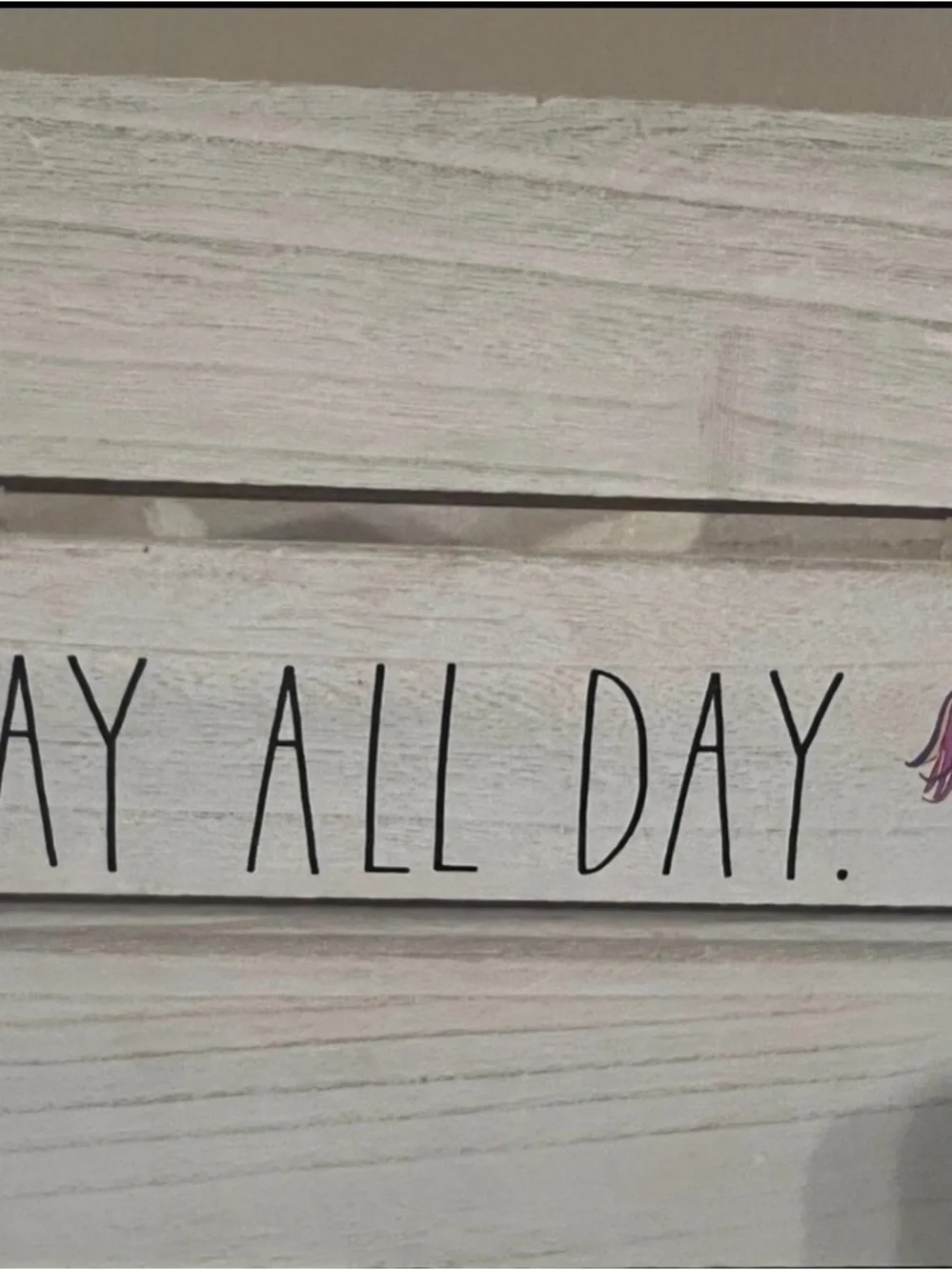 Rae Dunn “ Play All Day” Wood Crate Set